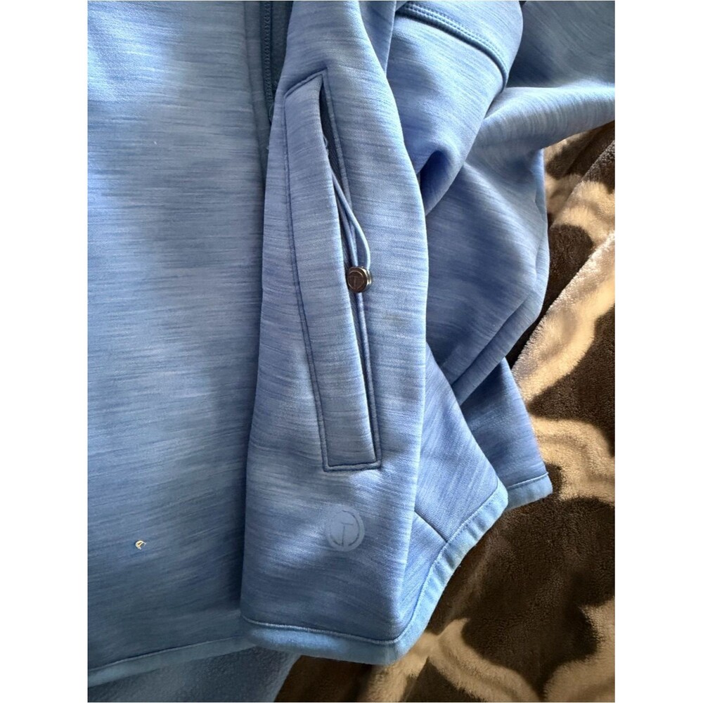 Talbots Blue Zip-Front Active Jacket - Picture 4 of 7